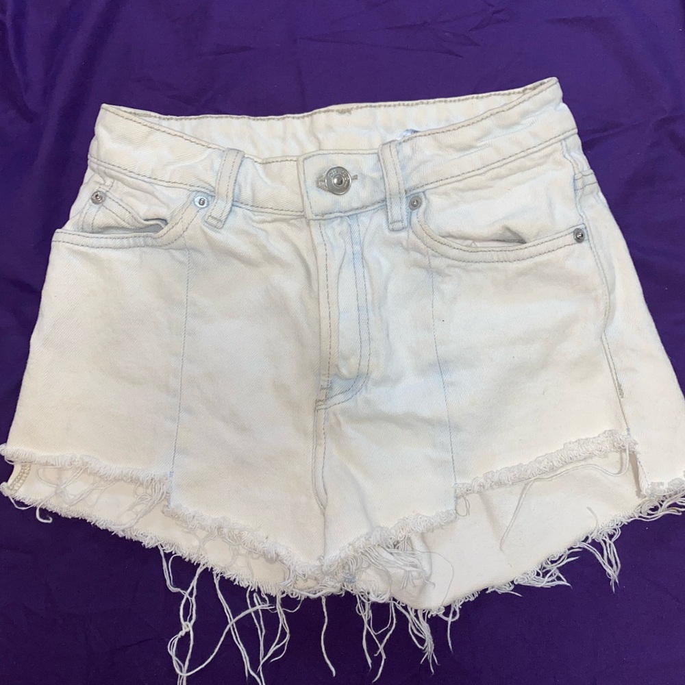 H&M High-Waisted Denim Shorts